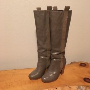 Tall high heel boots